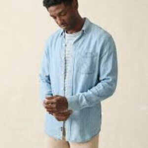 Fahrety Men's Tried & True Chambray Shirt